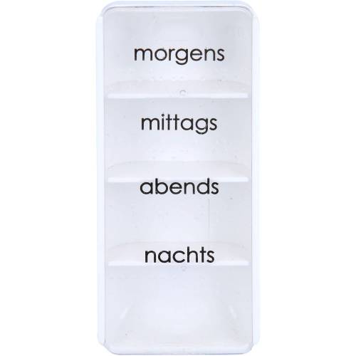 Tablettendose morgens/mittags/abends/nachts 1 St