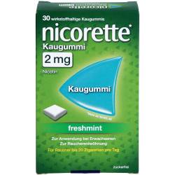 Nicorette Kaugummi 2 mg freshmint 30 St