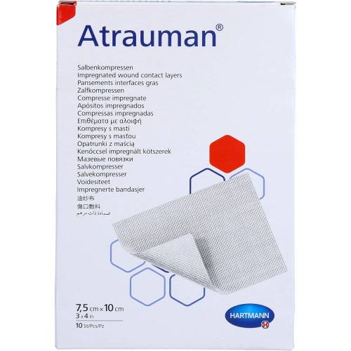 Atrauman 7,5x10 cm steril Kompressen 10 St