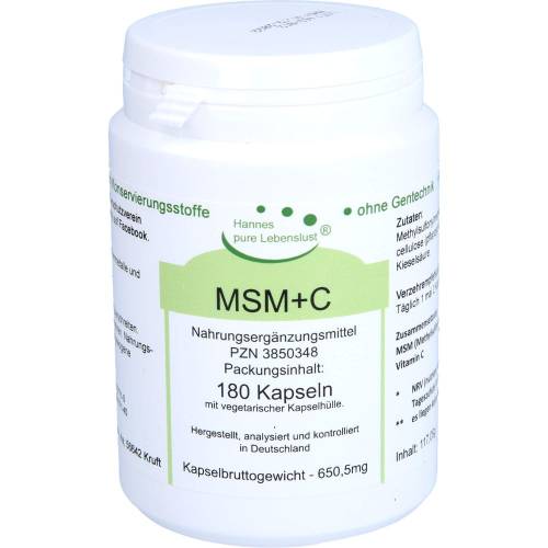 Msm+Biopep Vegi Kapseln 180 St