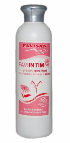 Gel igiena intima echinaceea, salvie si 11 plante -eco-bio- 250ml - FAVISAN