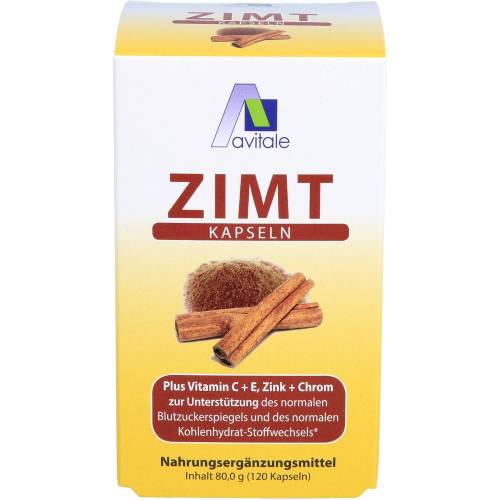 Zimt Kapseln 500 mg+Vitamin C+E 120 St