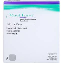 Varihesive extra dünn 10x10 cm Hkv hydroaktiv 5 St