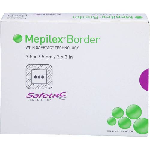 Mepilex Border Schaumverband 7,5x7,5 cm 5 St