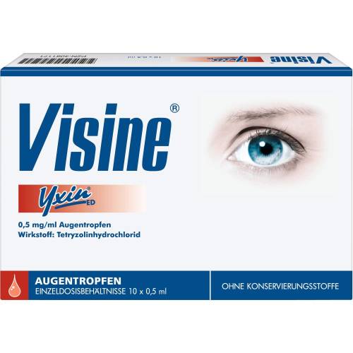 Visine Yxin Ed Einzeldosispipetten 5 ml