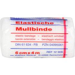 Mullbinden elastisch 6 cmx4 m 1 St
