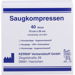 Saugkompressen unsteril 10x20 cm 40 St