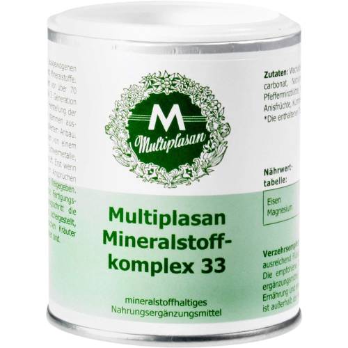 Multiplasan Mineralstoffkomplex 33 Tabletten 350 St