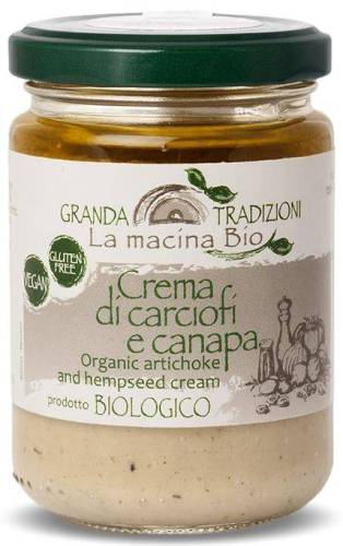 Crema din anghinare si canepa, eco-bio, 130 g, La Macina Bio
