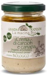 Crema din anghinare si canepa, eco-bio, 130 g, La Macina Bio