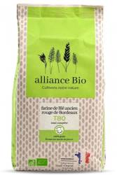 Faina de grau antic T80, selectie Rouge de Bordeaux, eco-bio, 1000 g, Alliance Bio