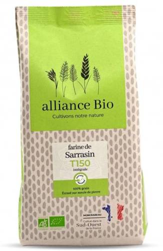 Faina de hrisca T150, eco-bio, 1000 g, Alliance Bio