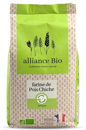 Faina de naut, eco-bio, 1000 g, Alliance Bio