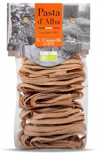 Paste integrale tagliatelle din grau dur, eco-bio, 250 g, Pasta d'Alba