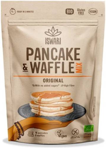 Amestec pentru clatite si vafe, fara gluten, eco-bio, 300 g, Iswari