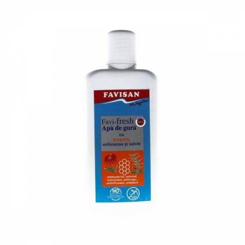 Apa de Gura cu Propolis, Echinacea si Salvie Favifresh, ECO-BIO, 125ml - Favisan
