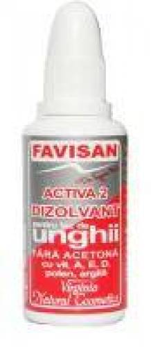 FAVICLEAR FVS2 DIZOLVANT PENTRU LAC DE UNGHII FARA ACETONA, 30ml - Favisan
