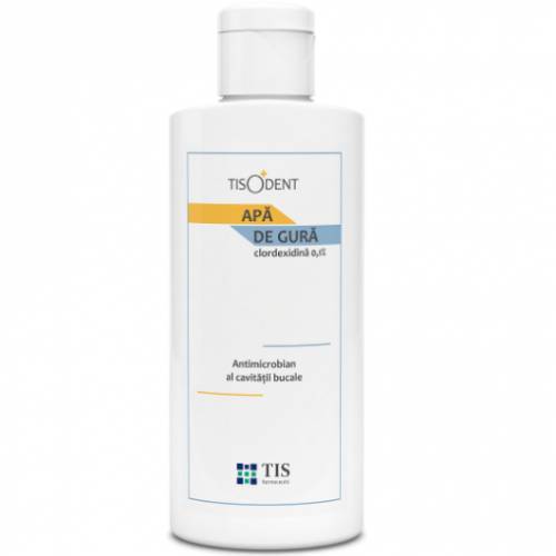 tisodent apa de gura clorhexidina 0.1% 250ml