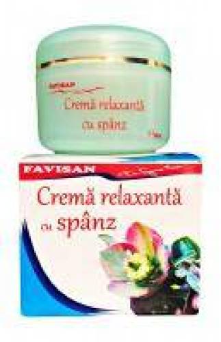 Crema relaxanta cu spanz, 50ml - Favisan