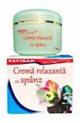 Crema relaxanta cu spanz, 50ml - Favisan