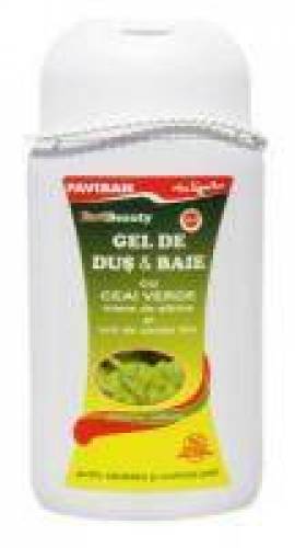 FAVIBEAUTY GEL DE DUS SI BAIE CU CEAI VERDE, 300ml - Favisan