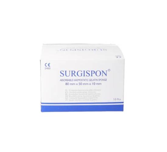 Surgispon Burete hemostatic 80 mm x 50 mm 10 bucati