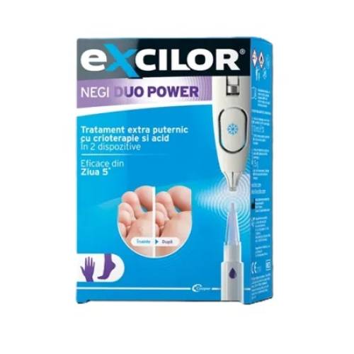 Excilor Tratament Negi Duo Power,Ct 2 Dispozitive