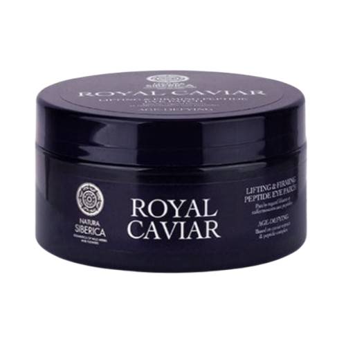 Plasturi de ochi cu peptide pentru fermitate & lifting Royal Caviar, 60 bucati, Natura Siberica