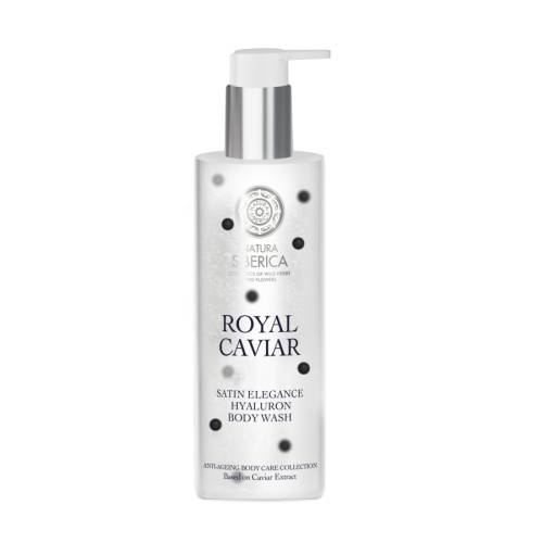 Gel de dus cu acid hialuronic Satin Elegance Royal Caviar, 400ml, Natura Siberica