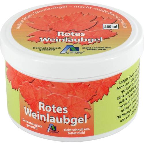 Rotes Weinlaub Gel 250 ml