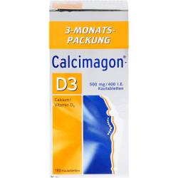 Calcimagon D3 Kautabletten 180 St