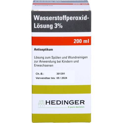 Wasserstoffperoxid-Lösung 3% Standardzulassung 200 ml