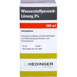 Wasserstoffperoxid-Lösung 3% Standardzulassung 200 ml
