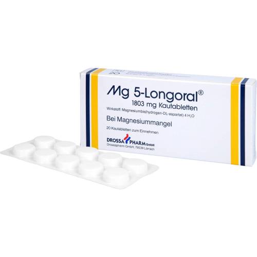 Mg 5 Longoral Kautabletten 20 St