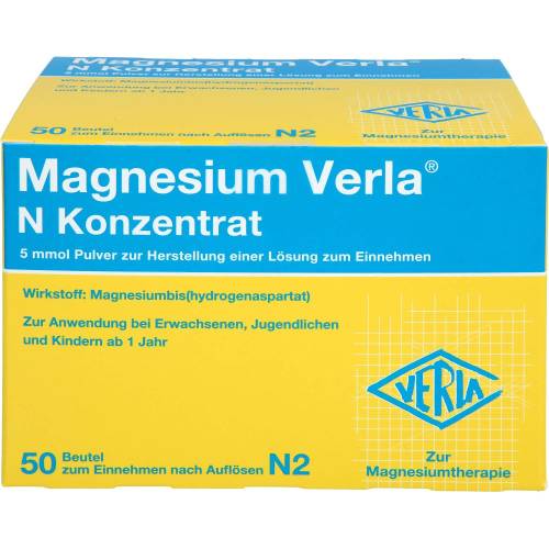 Magnesium Verla N Konzentrat Plv.z.H.e.L.z.Einn. 500 St