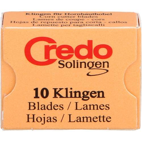 Credo Ersatzklingen zum Credo Hornhauthobel 4744 10 St