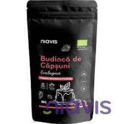 Budinca de Capsuni, fara gluten, eco-bio, 100 g, Niavis