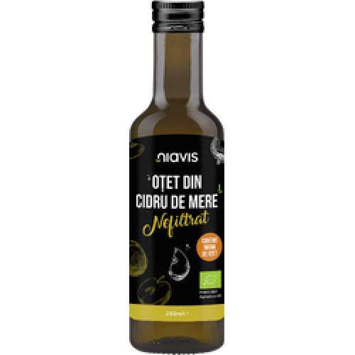 Otet din Cidru de Mere Nefiltrat, eco-bio, 250 ml, Niavis