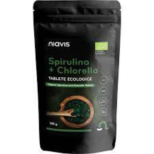 Spirulina + Chlorella, eco-bio, 125 g, Niavis