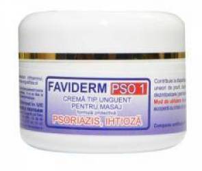 FAVIDERM PSO1 CREMA PENTRU MASAJ, 50ml - Favisan