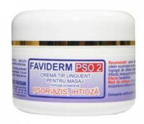 FAVIDERM PSO 2 CREMA PENTRU MASAJ, 50ml - Favisan