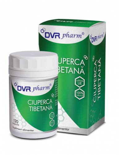 Ciuperca tibetana, 120cps - DVR Pharm