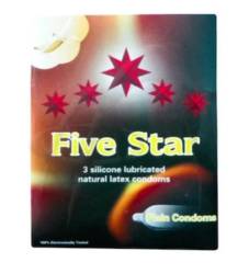 Five Star Prezervative cu aroma de mere 3 bucati