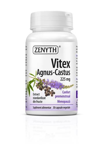 Vitex agnus cactus 225mg X 30 caps. veg. Zenyth
