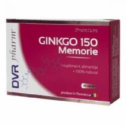 Gingko 150mg memorie 20cps -DVR Pharm