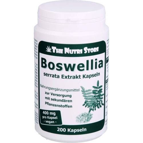 Boswellia 400 mg Extrakt vegetarische Kapseln 200 St