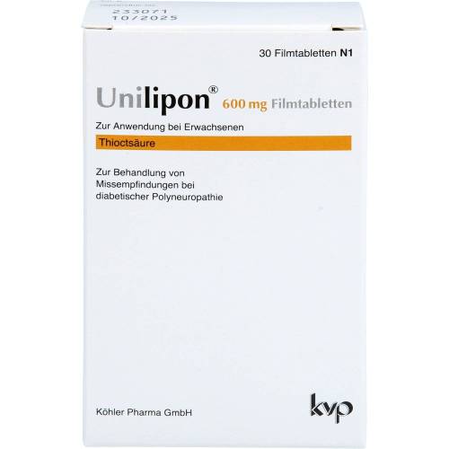 Unilipon 600 mg Filmtabletten 30 St