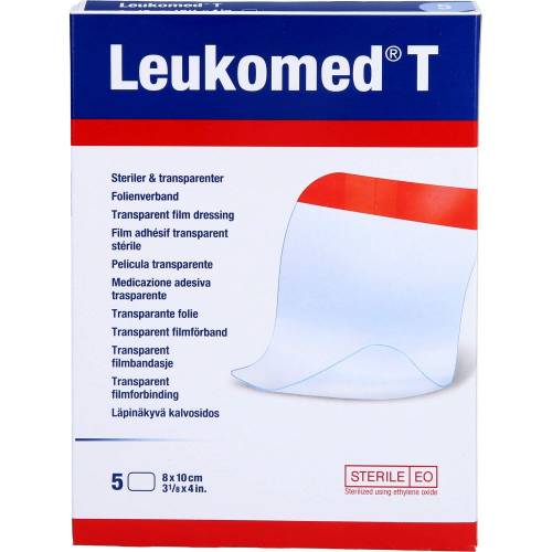 Leukomed transp.sterile Pflaster 8x10 cm 5 St