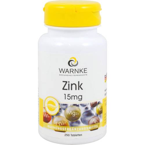 Zink 15 mg Tabletten 250 St