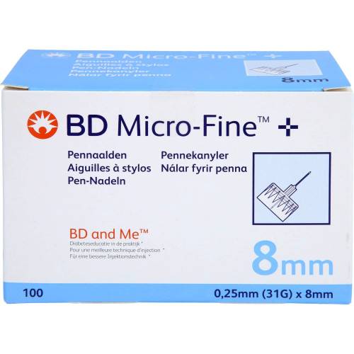 Bd Micro-Fine+ 8 Pen-Nadeln 0,25x8 mm 100 St